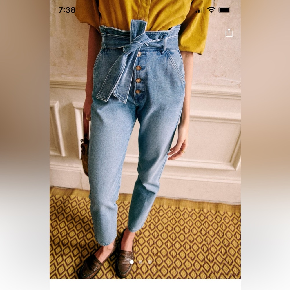DISO Sezane Leandro trousers size 38